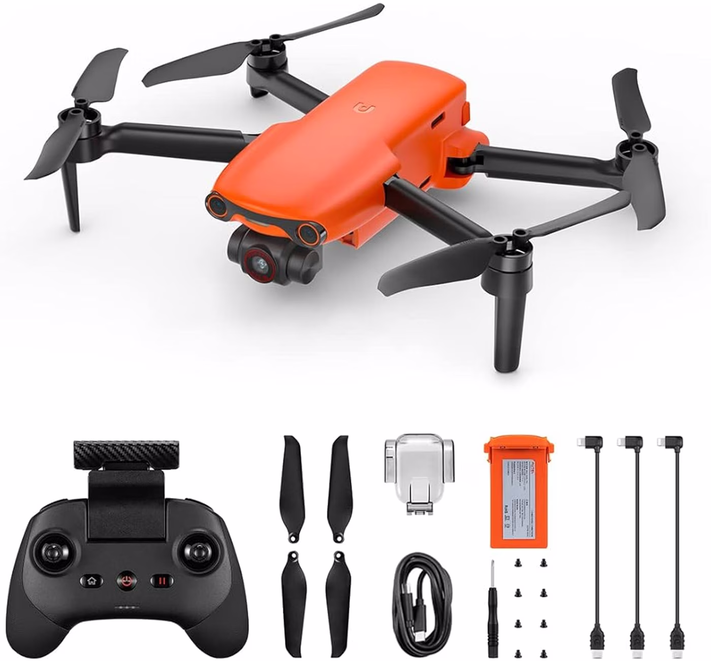 Autel Robotics EVO Nano+ Drone Standard Package, Orange (ATNANOP-O-2)